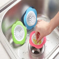 Multi-Function Plastic Kitchen Sink Strainer Basket Food Grate & Filter Colander & Strainer in One Product