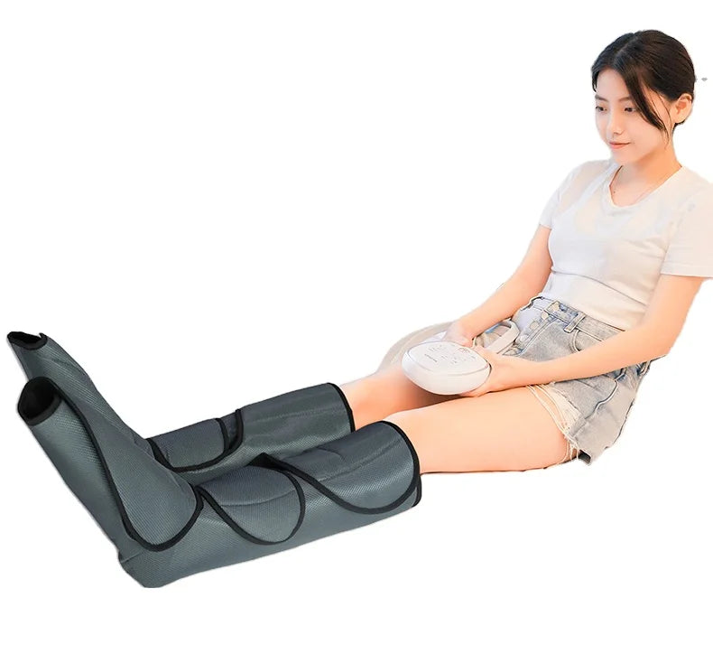 Portable Rechargeable Electric Air Pressure Home Use Remote Control Air Compression Pain Relief Blood Circulation Leg Massager