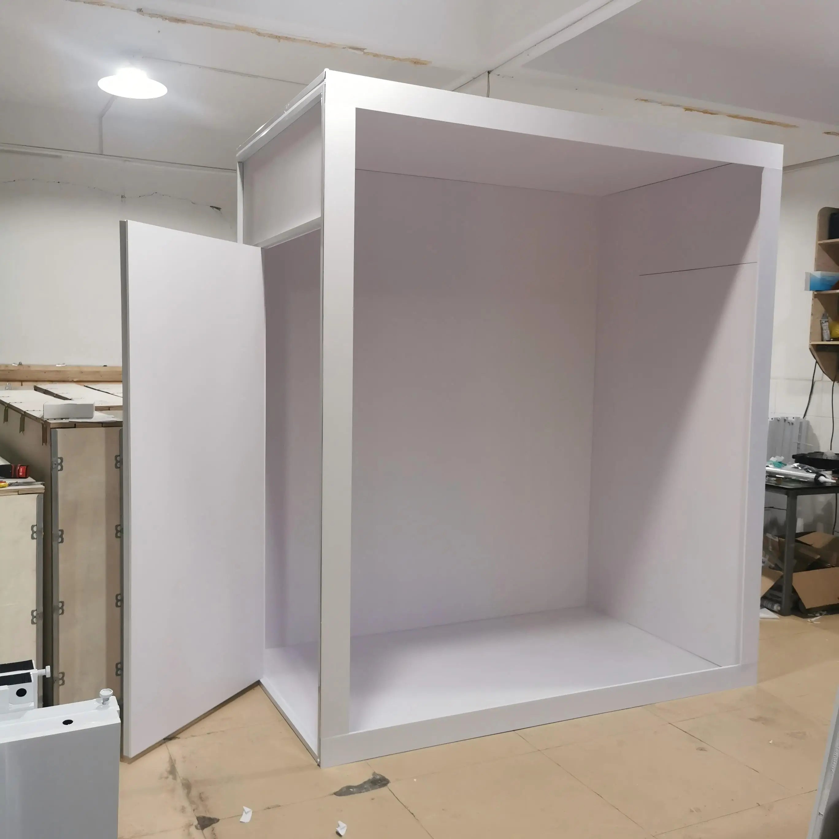 LED Door Photo Booth Cover PVC Backdrop Fashionable Magazine Box Photography Decoration for Graduation Christmas Birthday