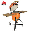 Kamado BBQ 18 Inches Original Outdoor Ceramic Grill Auplex Charcoal Egg Kamado for Outdoor Kitchen
