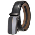 OEM Custom LOGO Factory Second Layer Belts Waterproof Cowhide Belt Men's Genuine Leather Belt with Alloy Automatic Buckle