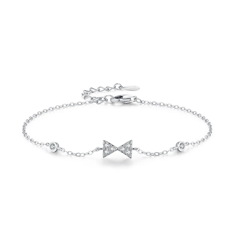 SL2038 925 Sterling Silver Fashion Creative butterfly Chain Bracelet Women Fine Jewelry Gifts for Valentine's Day