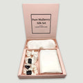 16mm Fashionable Custom Silk Pillowcase Set Travel Silk Pillow case and Scrunchie 100% Mulberry Eye Mask with Box