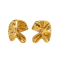 MIENTER Stainless Steel Jewelry Earrings Metal 18k Gold Earrings Women