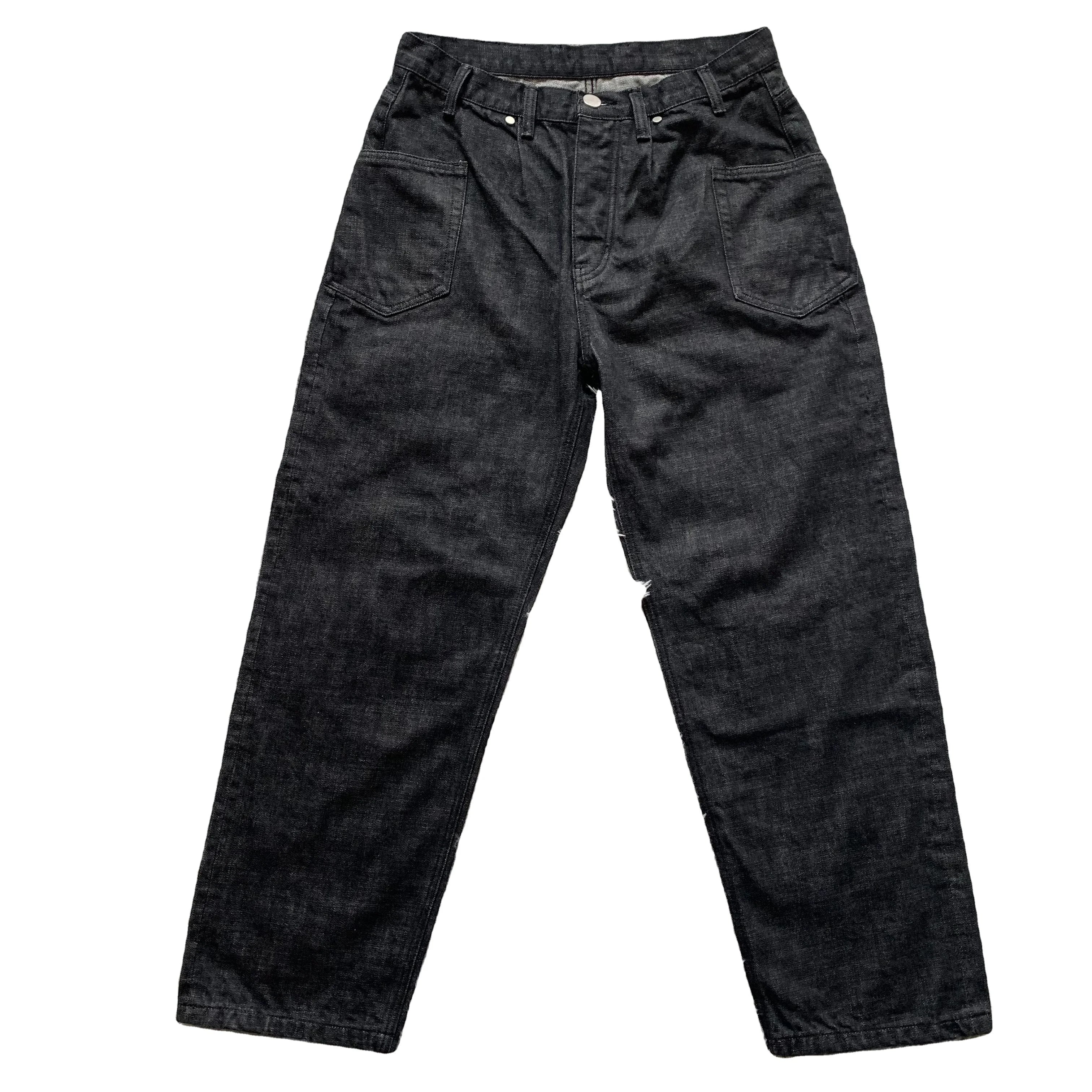 DENIMGUYS Hot Sale Men's Baagy Denim Jeans Top Quality Selevadge Denim Pants Custom Logo Men Streetwear Casual Jeans
