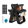 Upgraded Ferris Wheel Rotating Glass Seasoning Rack Set 18 Can Bottle and Spice Jar Plastic Material