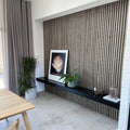 Akupanel Acoustical Veneer Slats Maple Wooden Wool High Nrc Acoustic Wall Panel Akustik Panel