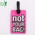 OKSILICONE Travel Accessories Design Support Custom Logo Embossed Luggage Tag Custom 3D PVC Luggage Tag