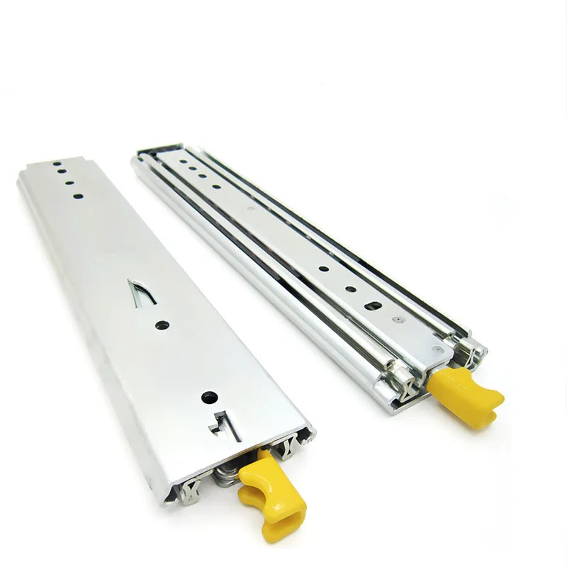 Load 225kg 76mm Lock Out Heavy Duty Ball Bearing Full Telescopic Drawer Slider