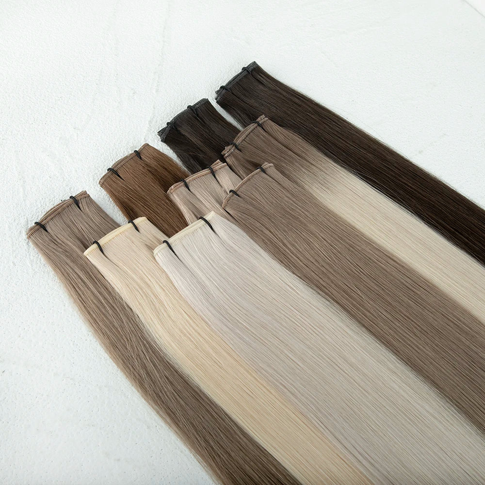 LeShine Premium European Full Cuticle Aligned Russian Virgin Double Drawn Genius Weft Hair