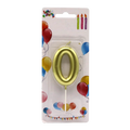 0-9 Happy Birthday Candles Cake Topper Wax Glitter Cake Candles Party Festival Supplies