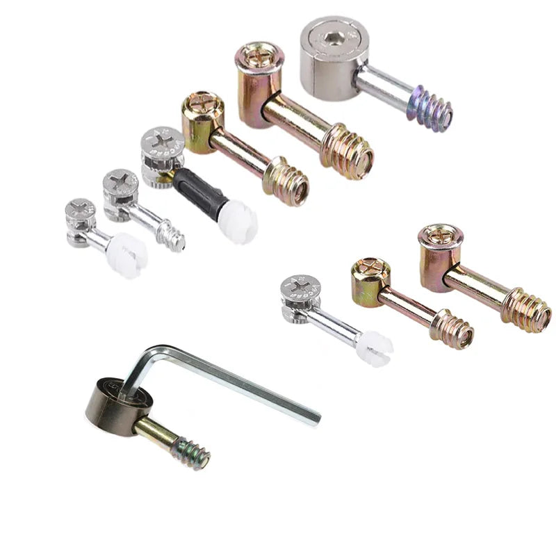 Furniture Attachment Cam Locking Screws Hardware Connecting Connector Cam Lock Screw