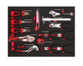 Professional Hand Tool Set Plier Set 14PCS EVA Foam Tray Adjustable Wrench for Auot Repairing