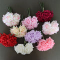 L885 High Grade Luxury Real Touch Latex Flowers Wedding Decor pink Artificial Rose Silk Flower Real Touch Rose Flower Bouquet