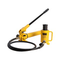 GLAM 20Ton Hollow Single Acting RCH-2050 Hydraulic Ram Cylinder Jack Automatic Quick Connector Port 50mm Stroke for Lifting