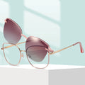 Sparloo 95816 2 in 1 Clip-on Glasses Metal Magnetic Clip Polarized Sunglasses