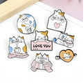 Cat Cartoon love Popular Design Custom China Lapel Pins Wholesalers