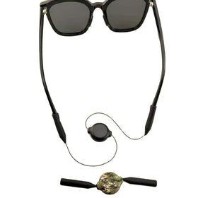 Adjustable Retractable Sunglasses Holder with Twisting Eye Glasses Straps Eyewear Retainer Lanyard Accessory