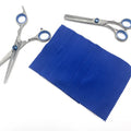 Barbershop Scissors Cleaning Cloth Hairdressing Tool Micro Fabric Grocery Use