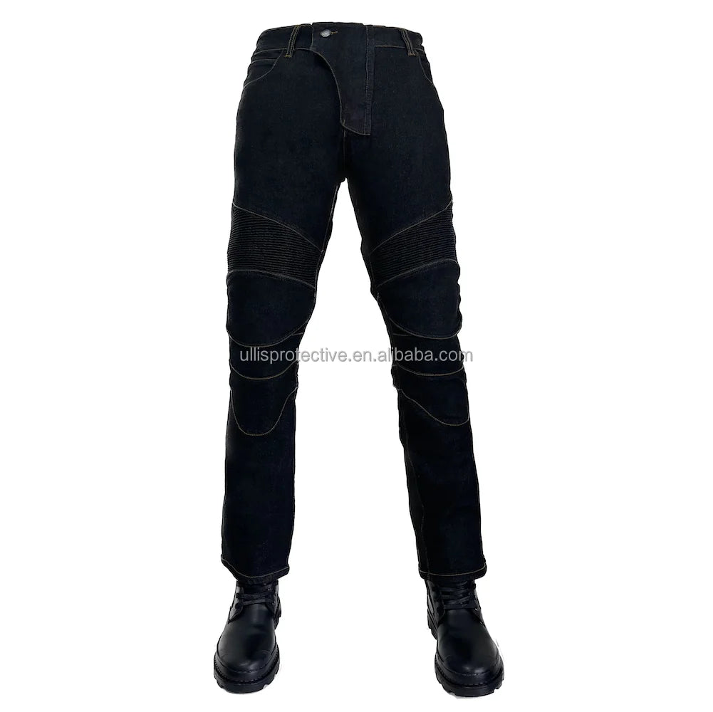 Comfortable Mountain Bike Pants Padded Cycling Pants for Men Adventure-Ready MTB Clothing Motorcycle Riding Jeans Pants