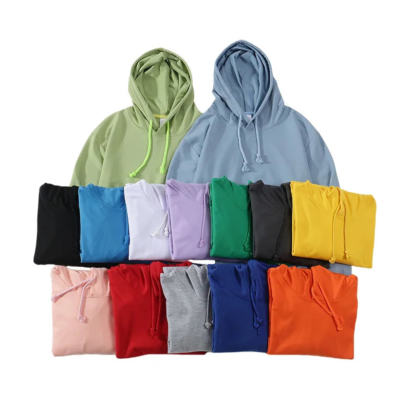Wholesale Custom Logo Blank Sweatshirt Hoodies Cotton Hoodie Men's Blank  Hoodie Sweatshirt
