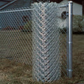 Factory Prices Hot Dipped Galvanized Chain Link Fence Wire Mesh Waterproof Plot Fencing Metal Fence Wire for Farm Highway Sport