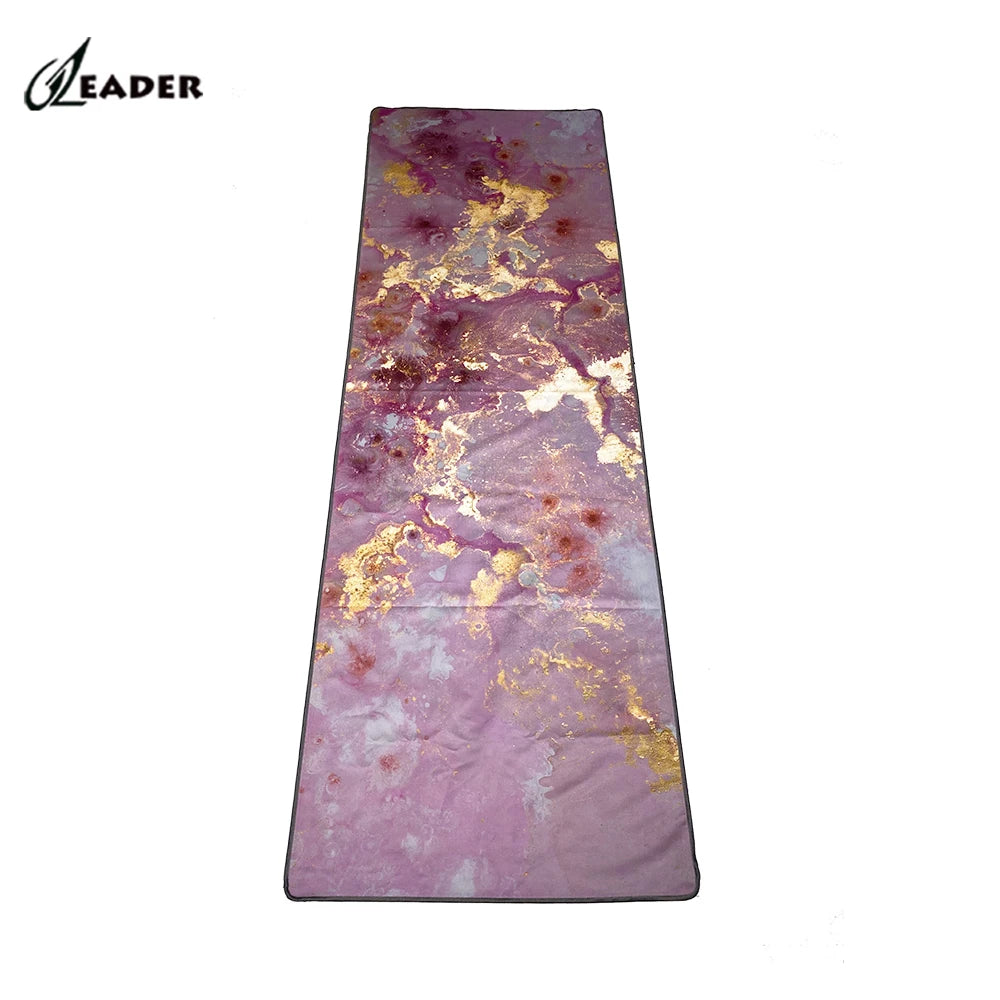 Micro Fiber  White Yoga Mat Towel (Anti-Slip)