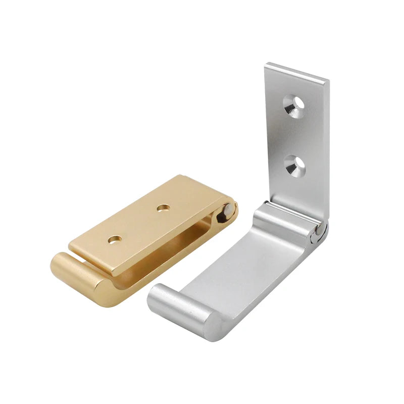 Zuo Gang New Design Aluminum Alloy Folding Hook Modern Furniture Clothes Hanger Single Coat Hooks Folding Clothes Towel Hooks