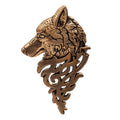 Vintage Personality Jewelry Wolf Pin Brooches Fashion Men's Suit Collar Pin Buckle Wolf Head Brooch Pin Jewelry Wholesale