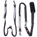 Dual Handle Adjustable Waist Belt Elastic Bungees Retractable Hands Free Pet Dog Training Waist Running Rope Leash
