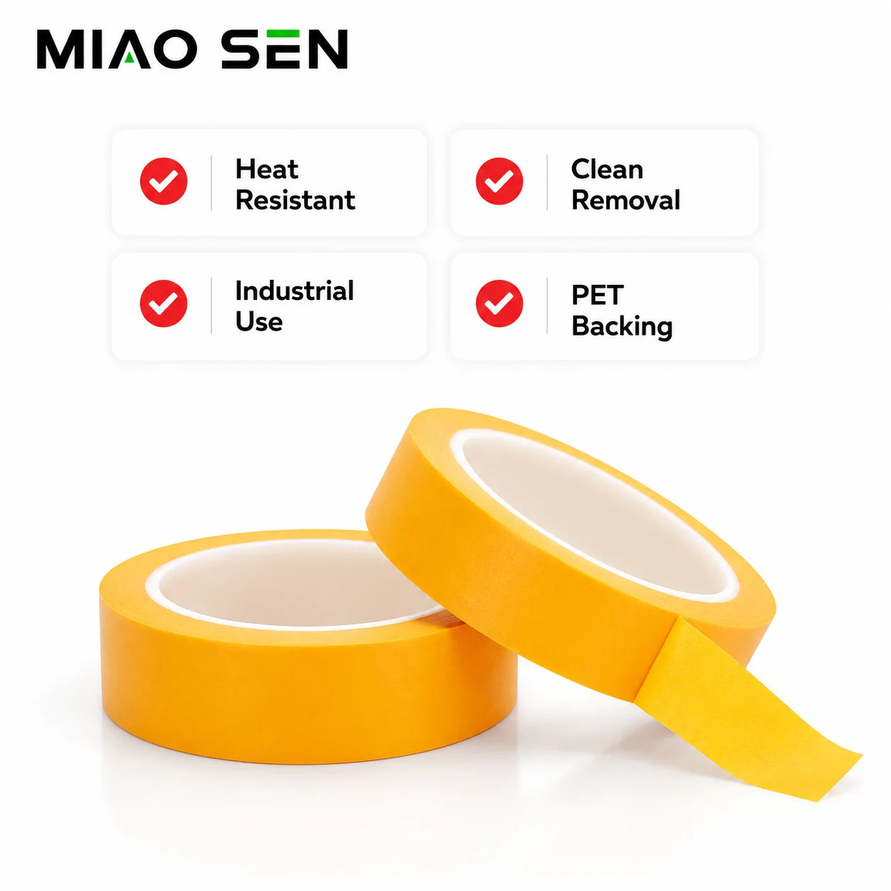 Writable High Temperature Crepe Paper Masking Tape Silicone Single  Waterproof PET Tape Custom Logo Automotive Painting