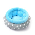 Customizable Deep Sleep Cat/Dog Bed Warm Soft Anti-Slip Heated Pet Sofa Solid Pattern Printed in Fiber Material