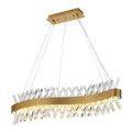 Dining Room Nordic Minimalist Long Dining Table Atmosphere Living Room Pendant Light Post-Modern Light Luxury Crystal Chandelier
