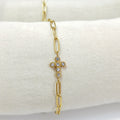 Men's Stainless Steel Cross Bracelet Fashion Jewelry for Men & Women Elegant Stainless Steel Bangles & Bracelets