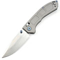 High-End M390 Steel Folding Knife Push Button Durable Titanium Handle EDC Tool for Outdoor Camping Pocket Knife Gift OEM