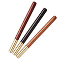 Customized Personalized Laser Engraved Logo Printing Service Folk Art/Antique Promotional Gift Items Star-Shaped Wood Ballpen