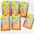 Number 0-9  Birthday Candles  with Music Printed  on Candles