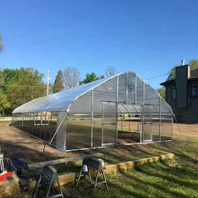 High Performance Agricultural PE Fim Houses Double Steel Plastic Film Small Large for Plant Use Good Heat Preservation
