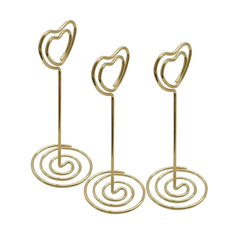 China Supplier Custom Made Decorative Small Metal Hardware Stainless Steel Book or Paper Menu Mark Clip