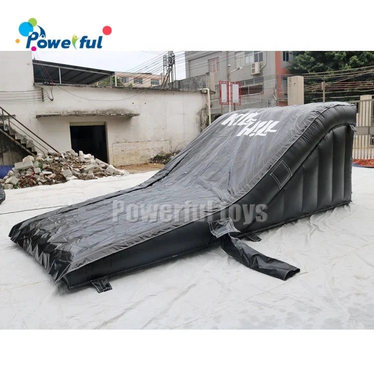 Inflatable Airbag Landing Ramp Extreme Sports MTB Slopestyle Inflatable Jumping Bag Inflatable FMX BMX Airbag
