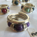 Vintage Custom European American Punk Bracelets Bangle Adjustable Alloy Gold Silver Unisex Fashion Jewelry Bracelets Bangles