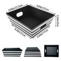 Empty DIY Luxury Kraft Market Tray Basket with Cardboard Handles for Birthdays Easter Christmas Weddings Anniversaries
