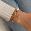 NEW Bohemian Ocean Style Beach Series Shell Conch Starfish Beaded Bracelet Colorful Bangle for Women Fashion Jewelry