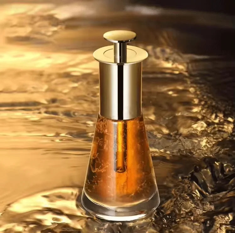 Cosmetic Packaging 30ml clear Glass Conical Glass Dropper Bottle Gold Dropper Essence Oil Bottle Cosmetic Package Container