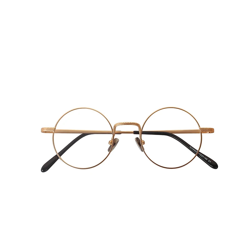 Round Metal Blue Light Glasses Computer Glasses Optical Eyewear Frame Anti Blue Ray Eyeglasses