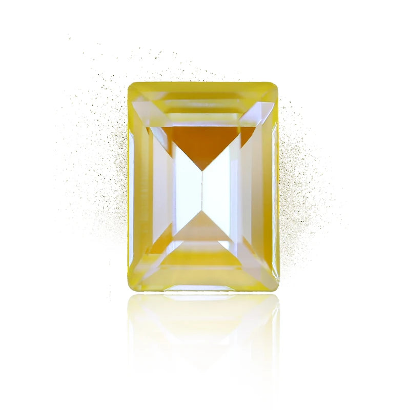 Paso Sico Wholesale Top Quality 6*8mm 10*14mm 13*18mm Step Cut Glass Fancy Stone Nail Rhinestone Decoration DIY Design K9