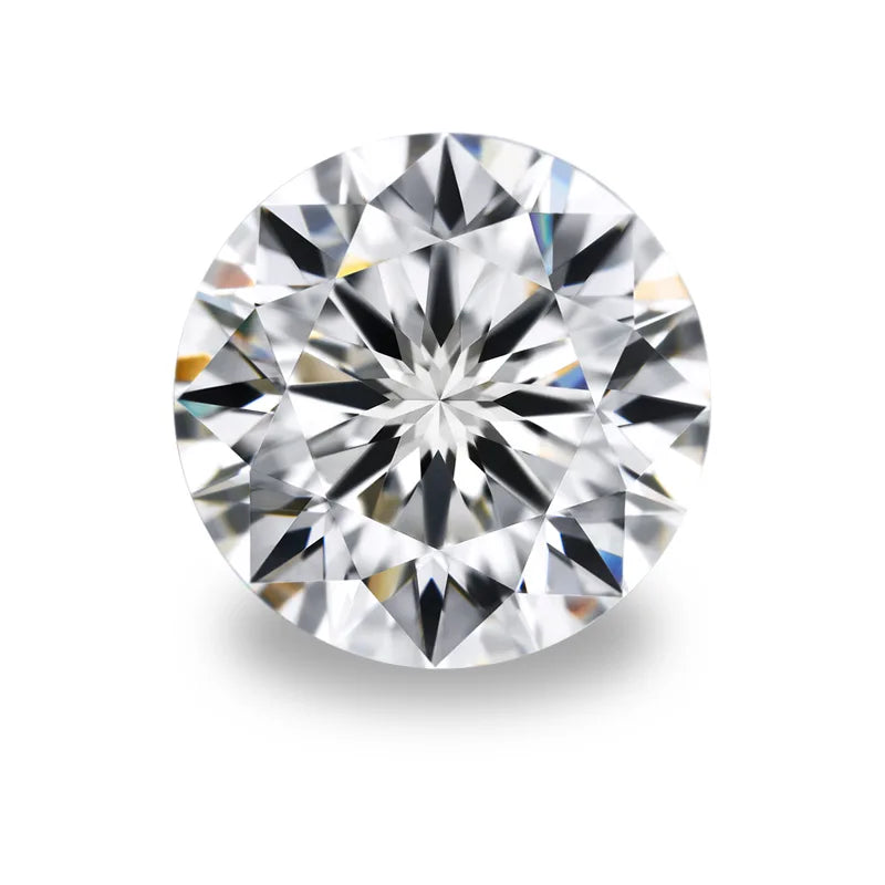 Hot Sale 1 Carat Gra Moissanite Stone Synthetic Lab Created Diamond Loose Round Moissanite Gemstone 3-9mm for Moissanites