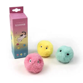 Soft Designer Tpr Friendly Smart Interactive Pet Cute Squeaky Ball Plush Chew Toys Cat Catnip Toy