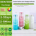 Wholesale Frosted Glass Cup with Color-Changing Logo Creative Advertising Perfect Drinkware Sublimation Print Can Logo Gift Cup