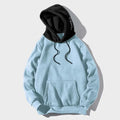 Fashion Custom Solid Color Blank Oversized Plain Pullover 100% Cotton Mens Hoodies